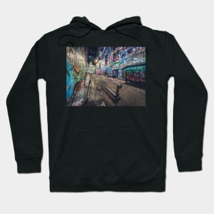 Melbourne Grafitti Laneway Shopping Trolley Hoodie